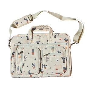 NEW Succulent Print Laptop Bag
